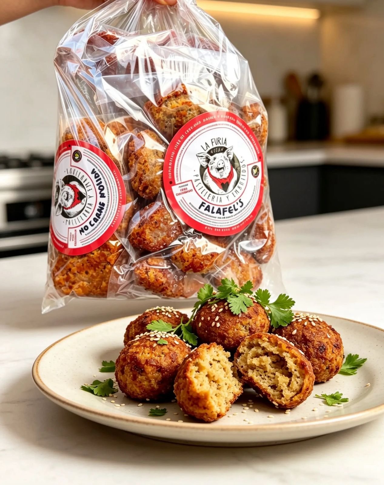 Falafel Artesanal Vegano - La Furia Vegan